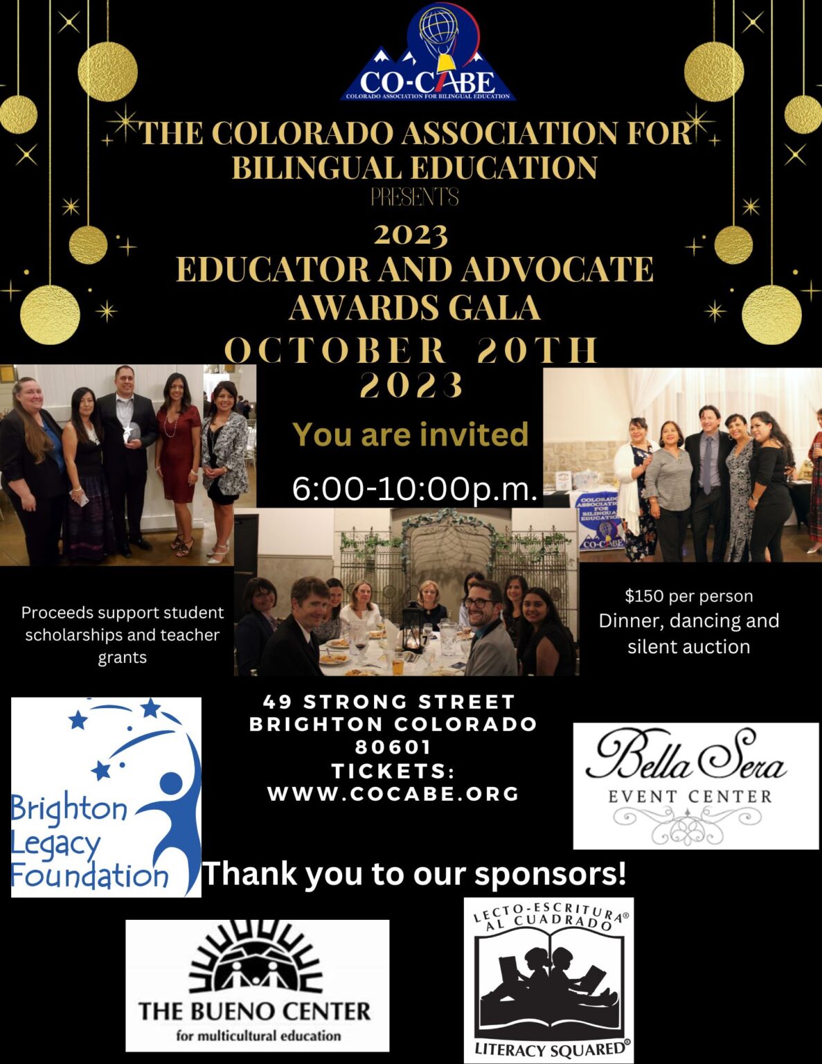 2023 Colorado Bilingual Educator & Advocate Awards Gala – CO-CABE 